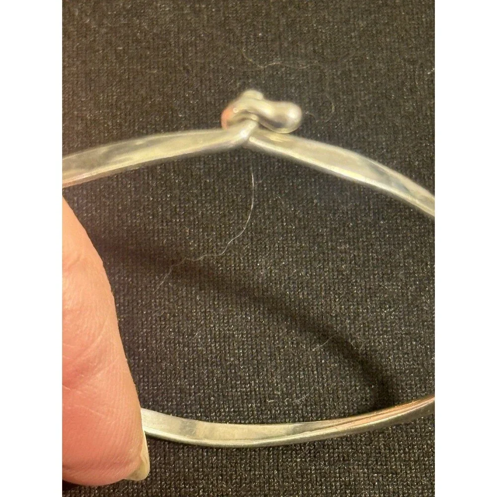 James Avery Hand Hammered Sterling Silver Hook-On Bracelet (PAP008023)